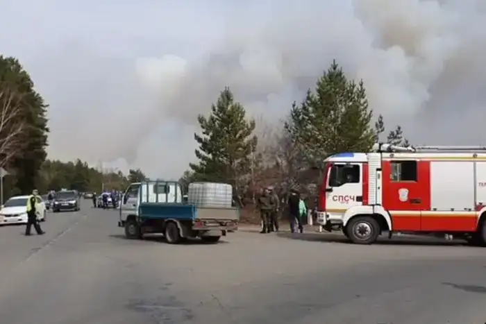 Пожежа під Читою спричинила тимчасове закриття місцевого аеропорту