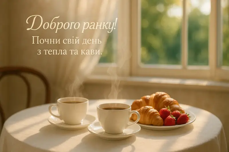Привітання з добрим ранком