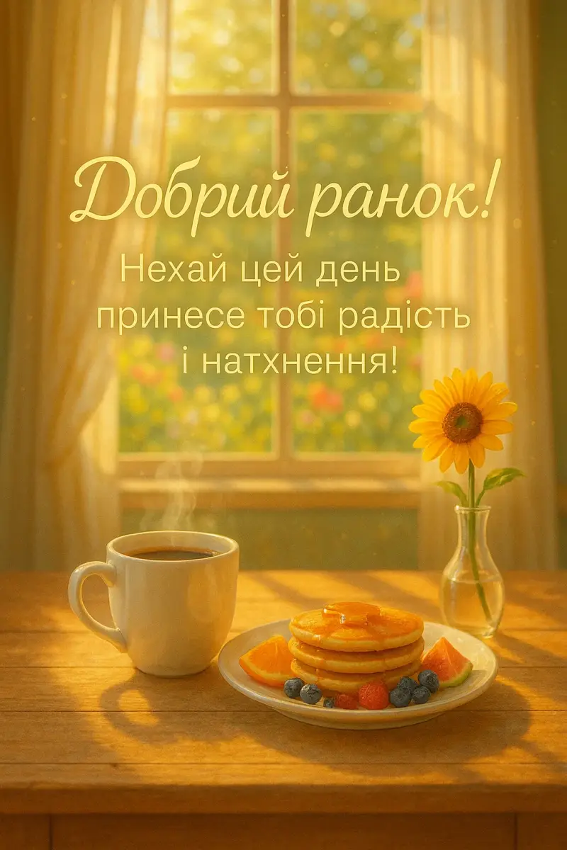 Привітання з добрим ранком