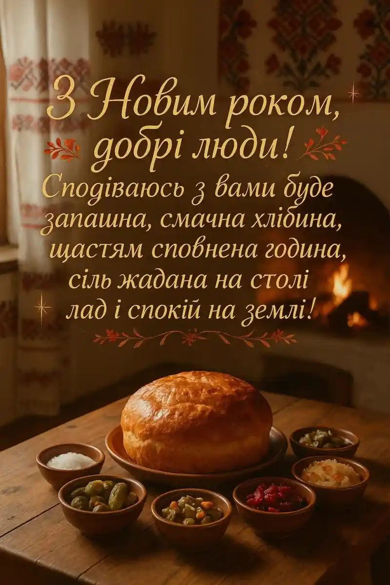 Новорічне привітання для рідних і близьких