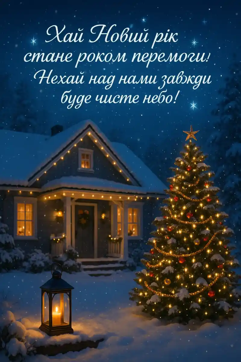 Новорічне привітання для рідних і близьких