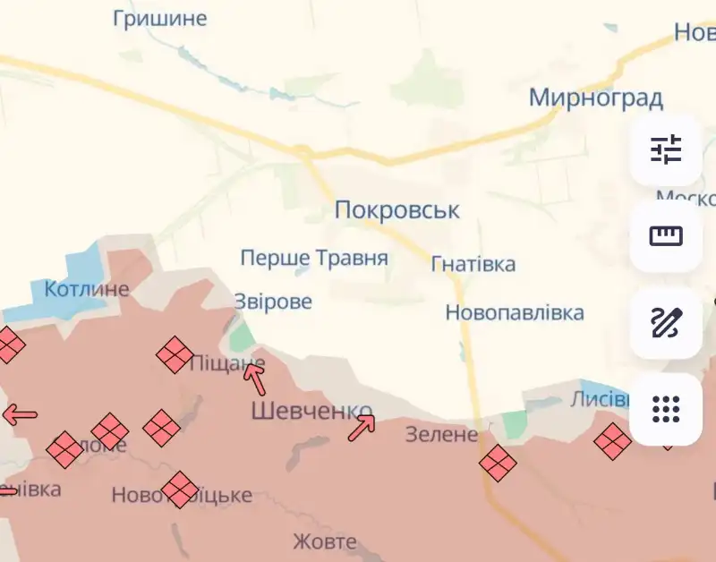 Зведення з фронту на 10 травня: понад 100 боєзіткнень, масовані штурми на Покровському та Курському напрямках