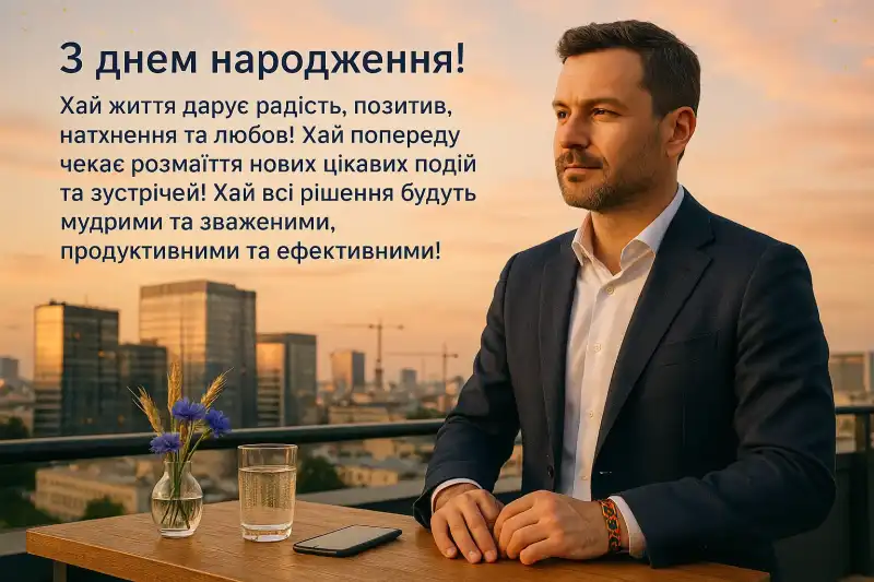 З днем народження чоловіку: українські привітання